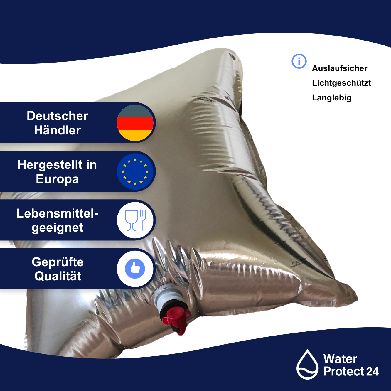 10x10 Liter Wasseraufbewahrungsbeutel