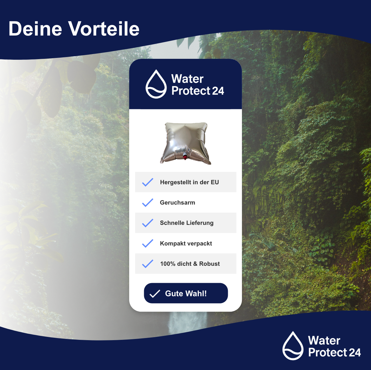 10x10 Liter Wasseraufbewahrungsbeutel